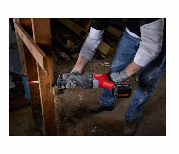 2621-21 M18 18V Lithium-Ion Cordless SAWZALL Reciprocating Saw W/(1) 3.0Ah Batteries, Charger, Hard Case - Image 6