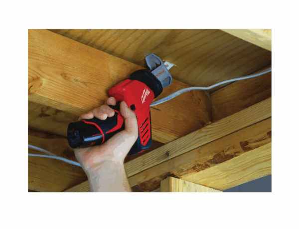 2420-21 M12 12V Lithium-Ion HACKZALL Cordless Reciprocating Saw Kit with One 1.5Ah Batteries, Charger and Tool Bag - Image 6