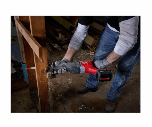 Reciprocating Saw 2621-20-48-59-1850 M18 18V Lithium-Ion Cordless SAWZALL with M18 Starter Kit (1) 5.0Ah Battery and Charger - Image 6