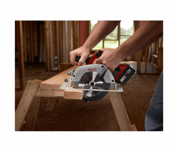 2630-20-48-11-1837 M18 18V Lithium-Ion Cordless 6-1/2 in. Circular Saw with Two 3.0 Ah Batteries - Image 6