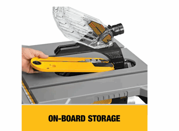 Table saw DWE7485 15 Amp Corded 8-1/4 in. with Compact Table Saw DW7451Stand - Image 5