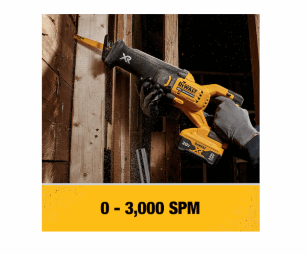 Reciprocating Saw DCS368B XR POWER DETECT 20-volt Max Variable Speed Brushless Cordless (Tool Only) - Image 6