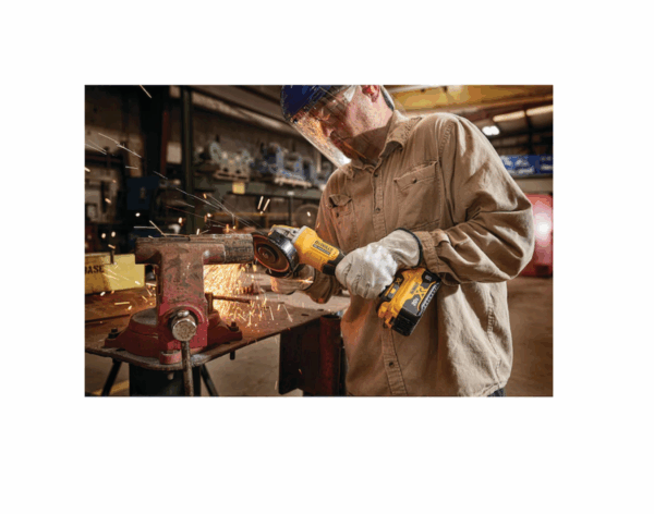 DCG415B XR POWER DETECT 4.5-in 20-Volt Max Paddle Switch Brushless Cordless Angle Grinder - Image 6