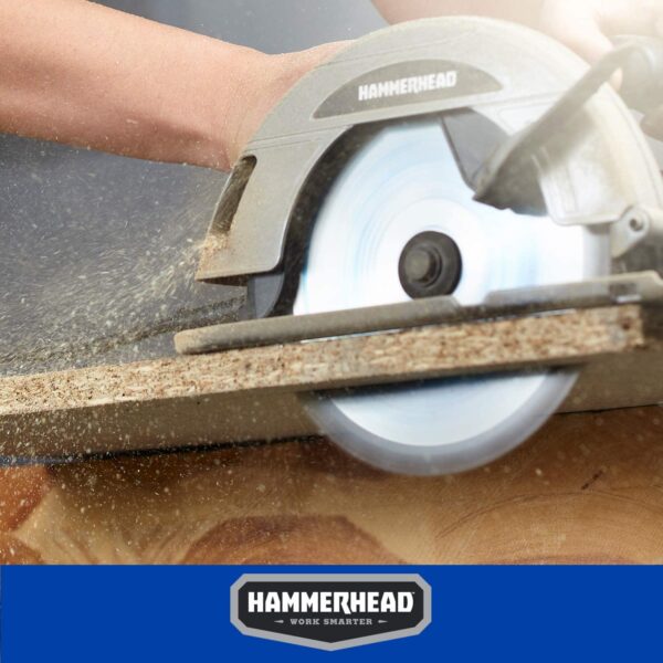 Hammerhead HACS120 12-Amp 7-1/4 Inch Circular Saw with Saw Blade - Image 6