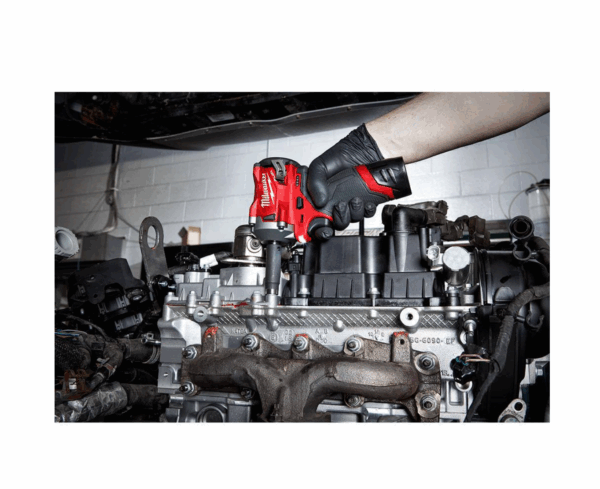2554-20-2485-20-48-59-2440 M12 FUEL 12V Lithium-Ion Brushless Cordless Stubby 3/8 in. Impact Wrench and 1/4 in. Die Grinder Kit (2-Tool) - Image 6