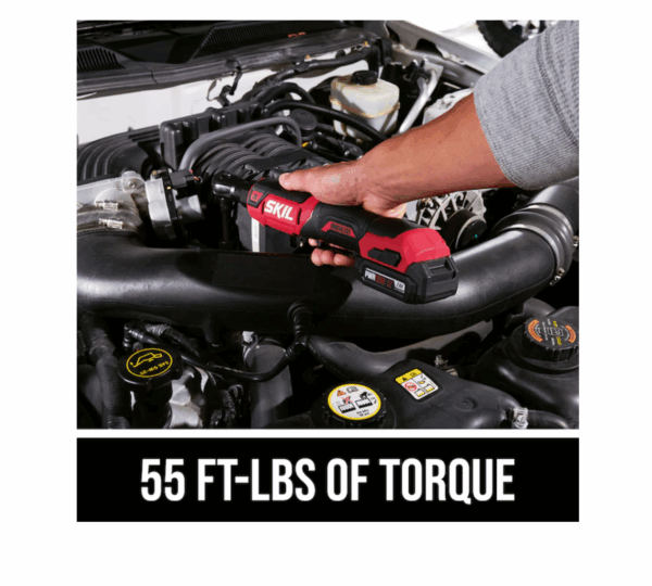 PWR CORE 12 Brushless 12V 3/8 Inch Ratchet Wrench Kit Includes 2.0Ah Lithium Battery and PWR JUMP Charger, RW5763A-10 - Image 7