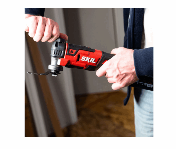 OS5937-10 PWR Core 20 Brushless 20V Oscillating Multi-Tool Kit with 35pcs Sanding Paper, 3 Blades, Sanding Pad, Rigid Scraper, Accessory Case, Includes 2.0Ah Lithium Battery   PWRJump Charger - Image 6