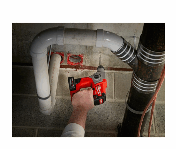 2416-21XC M12 FUEL 12V Lithium-Ion Brushless Cordless 5/8 in. SDS-Plus Rotary Hammer Kit with One 4.0Ah Battery and Bag - Image 6
