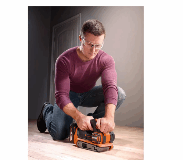R86065KSBN-R8481B 18V Brushless Cordless 3 in. x 18 in. Belt Sander Kit w/ 2.0 Ah Battery   Charger w/ 3-1/4 in. Hand Planer with Dust Bag - Image 6