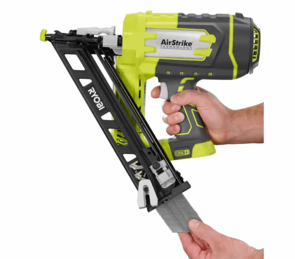 P330  18V Lithium-Ion Cordless  15-Gauge Angled Finish Nailer (Tool Only) with Sample Nails - Image 6