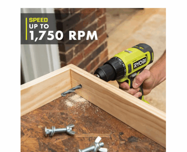 PCL206K1 ONE+ 18V Cordless 1/2 in. Drill/Driver Kit with (1) 1.5 Ah Battery and Charger - Image 6