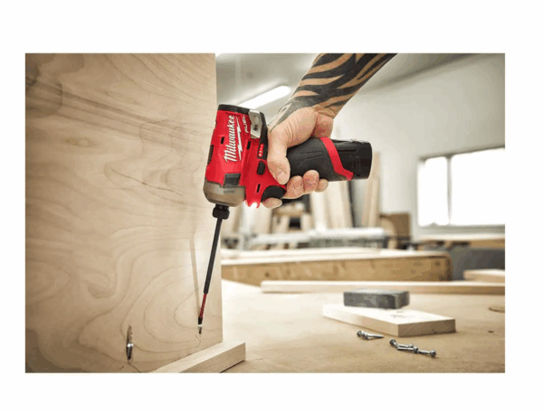2551-22-2457-20 M12 FUEL SURGE 12V Lithium-Ion Brushless Cordless 1/4 in. Hex Impact Driver Compact Kit w/ M12 3/8 in. Ratchet - Image 6