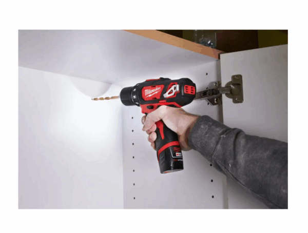 2407-22 M12 12-Volt Lithium-Ion Cordless 3/8 in. Drill/Driver Kit with Two 1.5 Ah Batteries, Charger and Tool Bag - Image 6