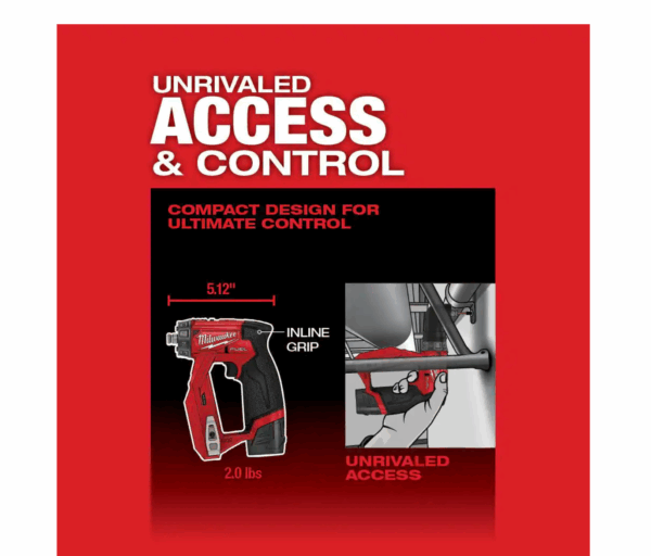 2505-22-48-11-2460 M12 FUEL 12-Volt Lithium-Ion Brushless Cordless 4-in-1 Interchangeable 3/8 in. Drill Driver Kit with 6.0 Ah Battery - Image 6