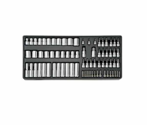 CMMT12039 298-Piece Standard (SAE) and Metric Combination Polished Chrome Mechanics Tool Set (1/4-in; 3/8-in) - Image 6