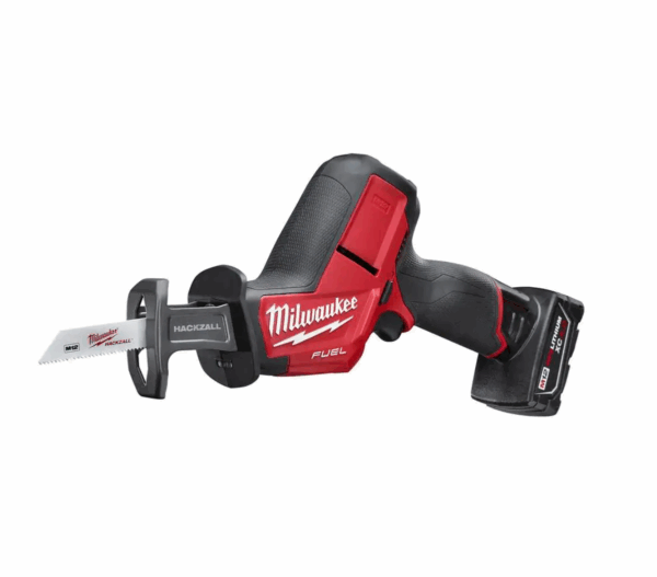 2520-21XC-2415-20 M12 FUEL 12-Volt Lithium-Ion Brushless Cordless HACKZALL Reciprocating Saw Kit with M12 3/8 in. Right Angle Drill - Image 6