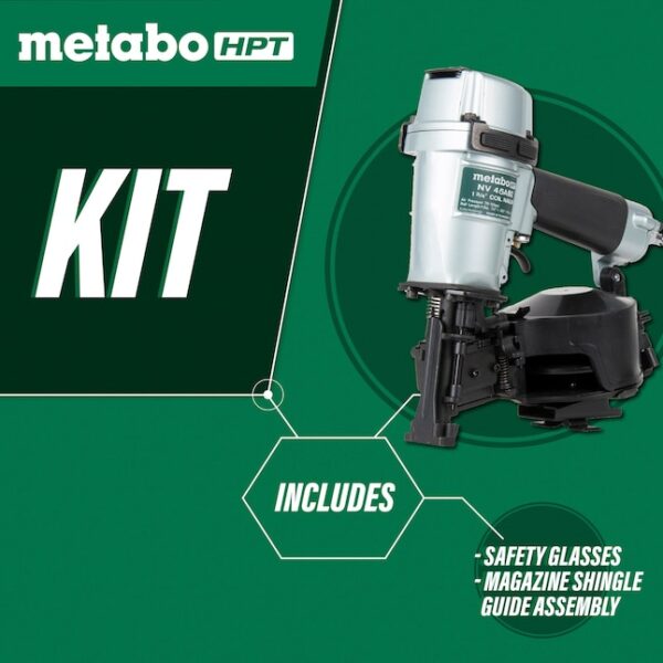 HPT NV45AB2M 15-Degree Pneumatic Roofing Nail Gun (Nailer) - Image 2