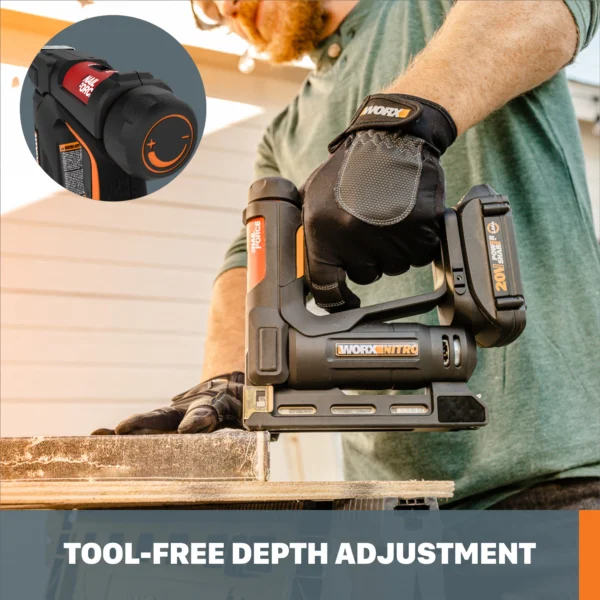 Nitro Power Share 3/8-in Cordless Electric Staple Gun - Image 7