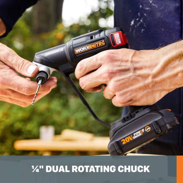 NItro 1/4-in Brushless Cordless Drill (Bare Tool) - Image 5
