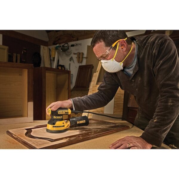 Power Sanders DWE6423 3-Amp Corded Orbital Sander with Dust Management - Image 10