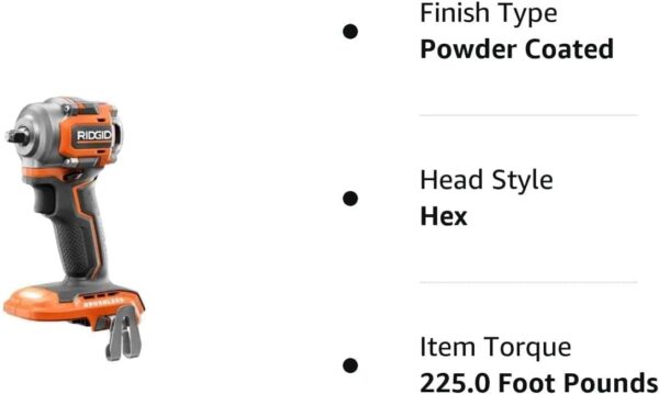 18V SubCompact Brushless 3/8 in. Impact Wrench - Image 2