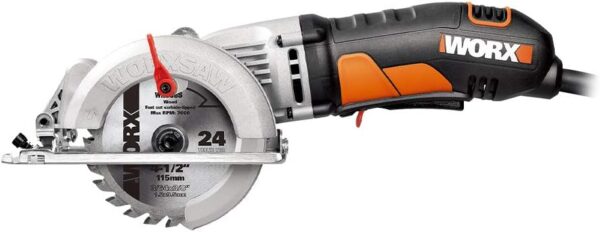 WX429L 4 Amp SAW 4.5  Electric Compact Circular Saw