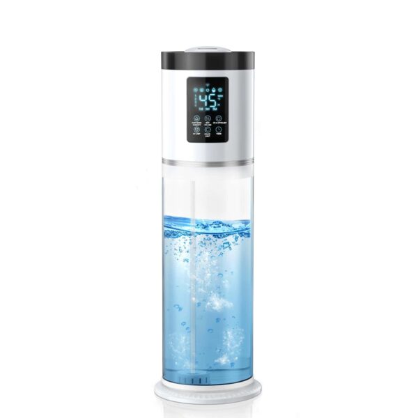 Hiswelle Humidifiers for Bedroom Large Room with Clear Tank, 7-Color Ambient Light, 8L 2.1Gal 36dB Ultrasonic Cool Mist Humidifiers