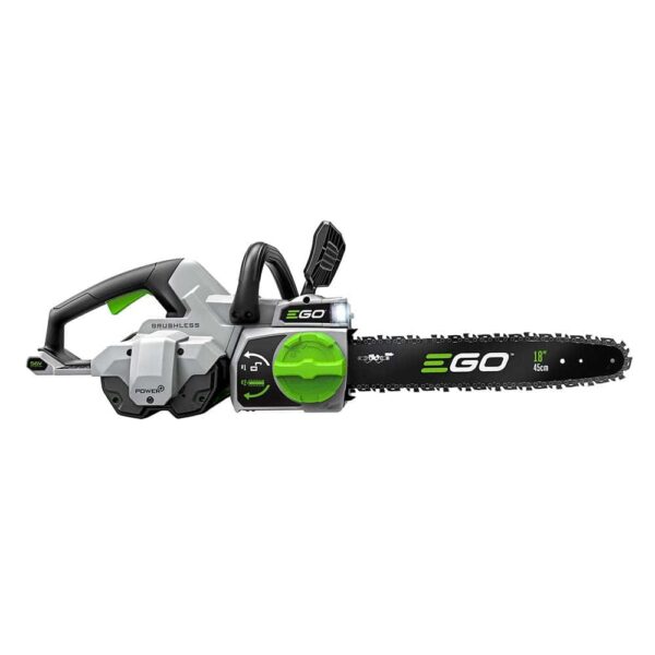 Power+ CS1803 18-Inch 56-Volt Lithium-ion Cordless Chainsaw with 4.0Ah Battery and Charger Included,Black - Image 2