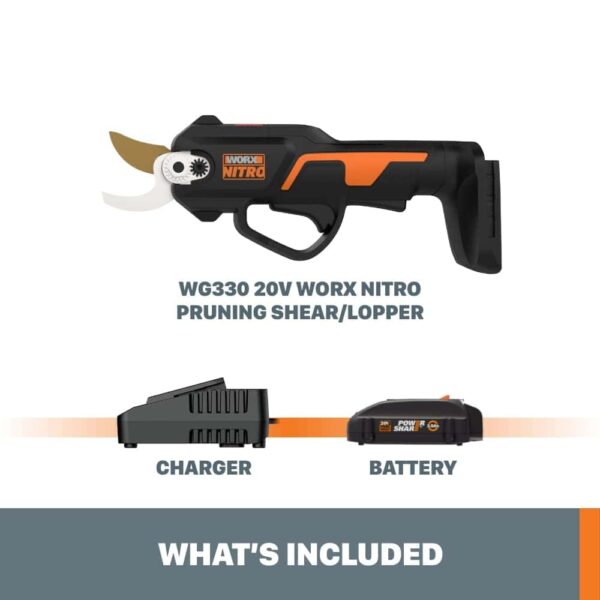 20V  NITRO Pruning Shear/Lopper WG330   (Battery   Charger Included) - Image 4