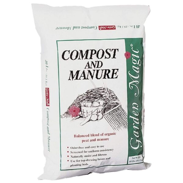 5240 Lawn Garden Compost and Manure Blend, 40 Pound Bag (8 Pack) - Image 6