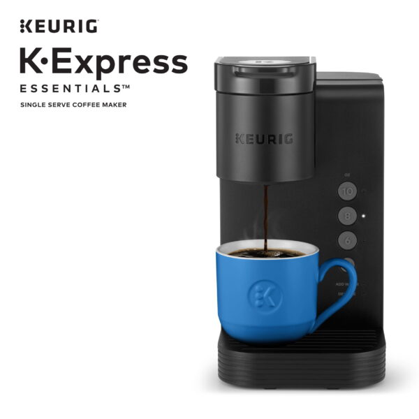 K-Express Essentials Single Serve K-Cup Pod Coffee Maker, Black - Image 3