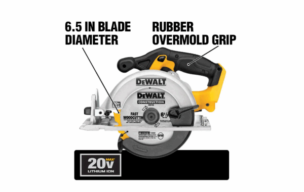 DCD771   DCF885 20-Volt MAX Cordless Drill/Impact Combo Kit (2-Tool) with dck240c2 6-1/2 in. Circular Saw - Image 8