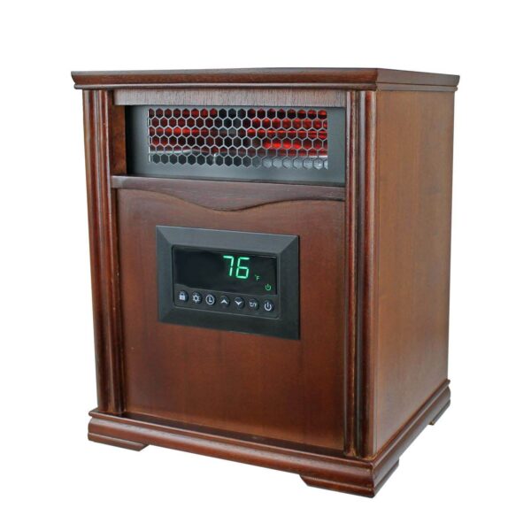 4 Element 1500W Electric Infrared Quartz Indoor Space Heater, (2 Pack) - Image 4