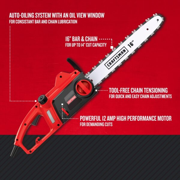 CMECS600 16 in. Electric Chainsaw - Image 2