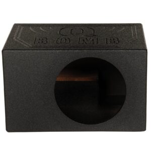 10VL Single 10 Vented Ported Car Subwoofer Sub Box Enclosure