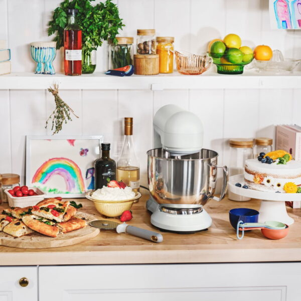 Beautiful 5.3QT Capacity Lightweight   Powerful Tilt-Head Stand Mixer, White Icing by Drew Barrymore - Image 3