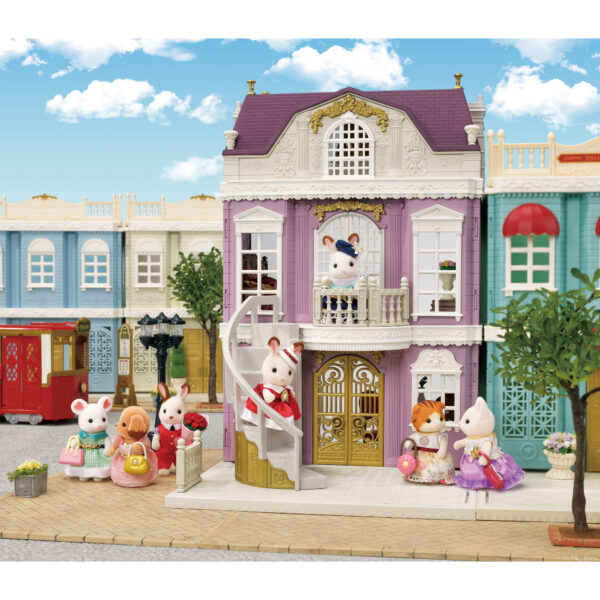 Town Series Elegant Town Manor Gift Set, Dollhouse Playset with Figure, Furniture and Accessories - Image 4