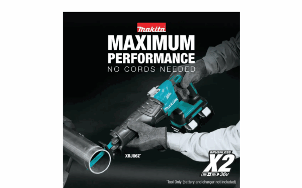 XRJ06Z 18-Volt X2 (36V) LXT Lithium-Ion Brushless Cordless Reciprocating Saw (Tool Only) - Image 6