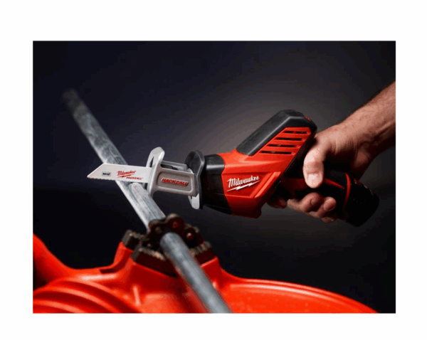 2420-21-2457-20-48-11-2460 M12 12V Lithium-Ion HACKZALL Cordless Reciprocating Saw Kit with M12 3/8 in. Ratchet and 6.0 Ah XC Battery Pack - Image 7