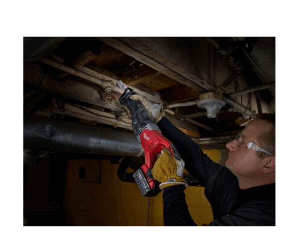 Reciprocating Saw 2621-20-48-59-1835 M18 18V Lithium-Ion Cordless SAWZALL W/ 3.0Ah Battery and Charger - Image 7
