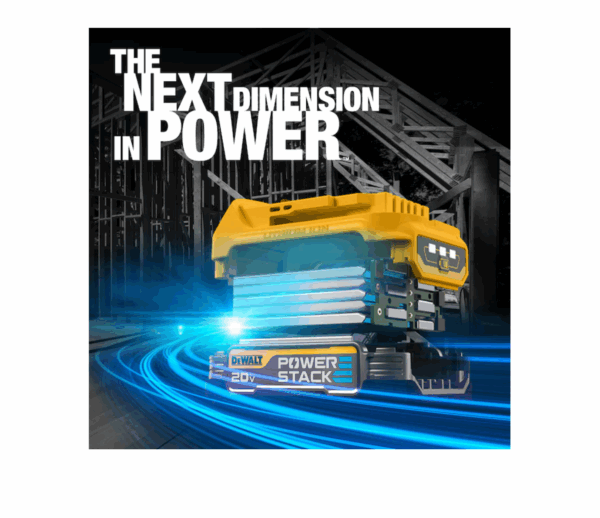 DCF840E1 20V 1/4 in IMPACT DRIVER WITH POWERSTACK BATTERY - Image 7