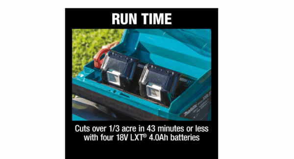 XML03CM1 18 in. 18-Volt X2 (36-Volt) LXT Lithium-Ion Cordless Walk Behind Push Lawn Mower Kit with 4 Batteries (4.0 Ah) - Image 7
