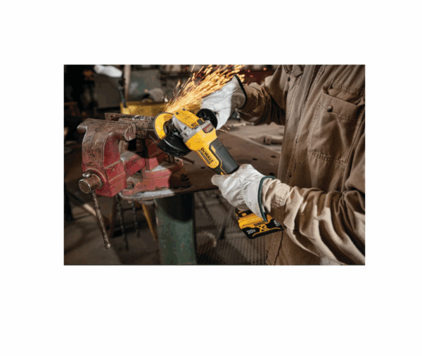 DCG415B XR POWER DETECT 4.5-in 20-Volt Max Paddle Switch Brushless Cordless Angle Grinder - Image 7
