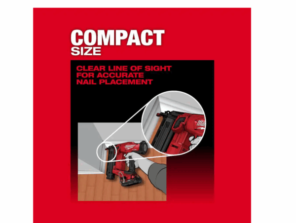 2746-20 M18 FUEL 18-Volt Lithium-Ion Brushless Cordless Gen II 18-Gauge Brad Nailer (Tool-Only) - Image 7
