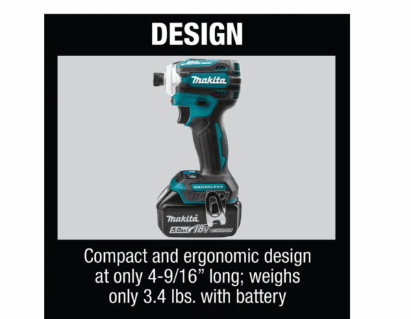 XT288T 18V LXT Lithium-Ion Brushless Cordless Combo Kit 5.0 Ah (2-Piece) - Image 7