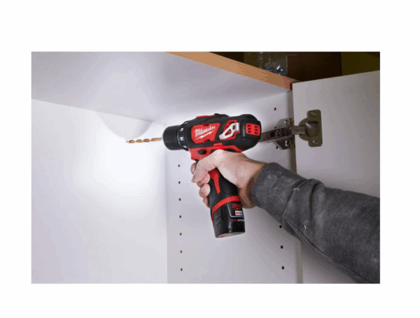 2407-22-2415-20-48-11-2460 M12 12V Lithium-Ion Cordless 3/8 in. Drill/Driver Kit with M12 3/8 in. Right Angle Drill and 6.0 Ah XC Battery Pack - Image 7