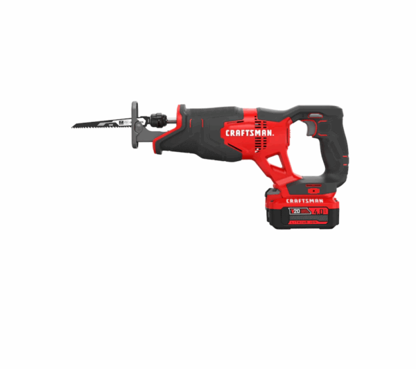 Reciprocating Saw CMCS300M1 V20 20-volt Max Variable Speed Cordless (Charger Included and Battery Included) - Image 4