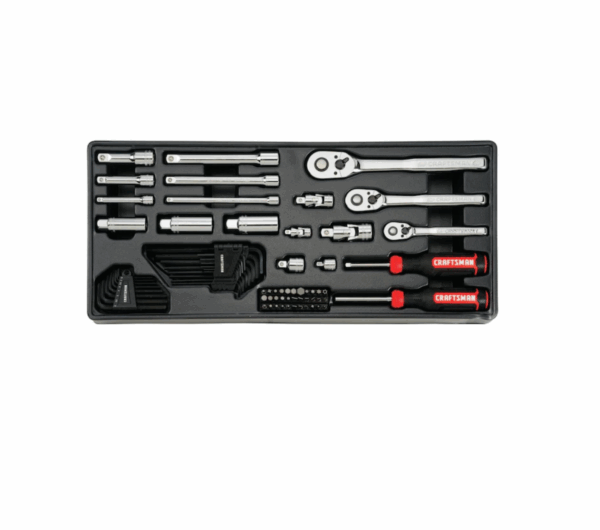 CMMT12039 298-Piece Standard (SAE) and Metric Combination Polished Chrome Mechanics Tool Set (1/4-in; 3/8-in) - Image 7