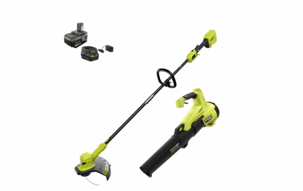 P20121VNM ONE+ HP 18V Brushless Cordless Battery String Trimmer and Leaf Blower Combo Kit with 4.0 Ah Battery and Charger - Image 7
