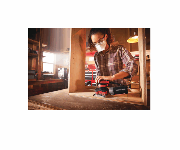 CMEW230 120-Volt 2-Amp Corded Sheet Sander with Dust Management - Image 7